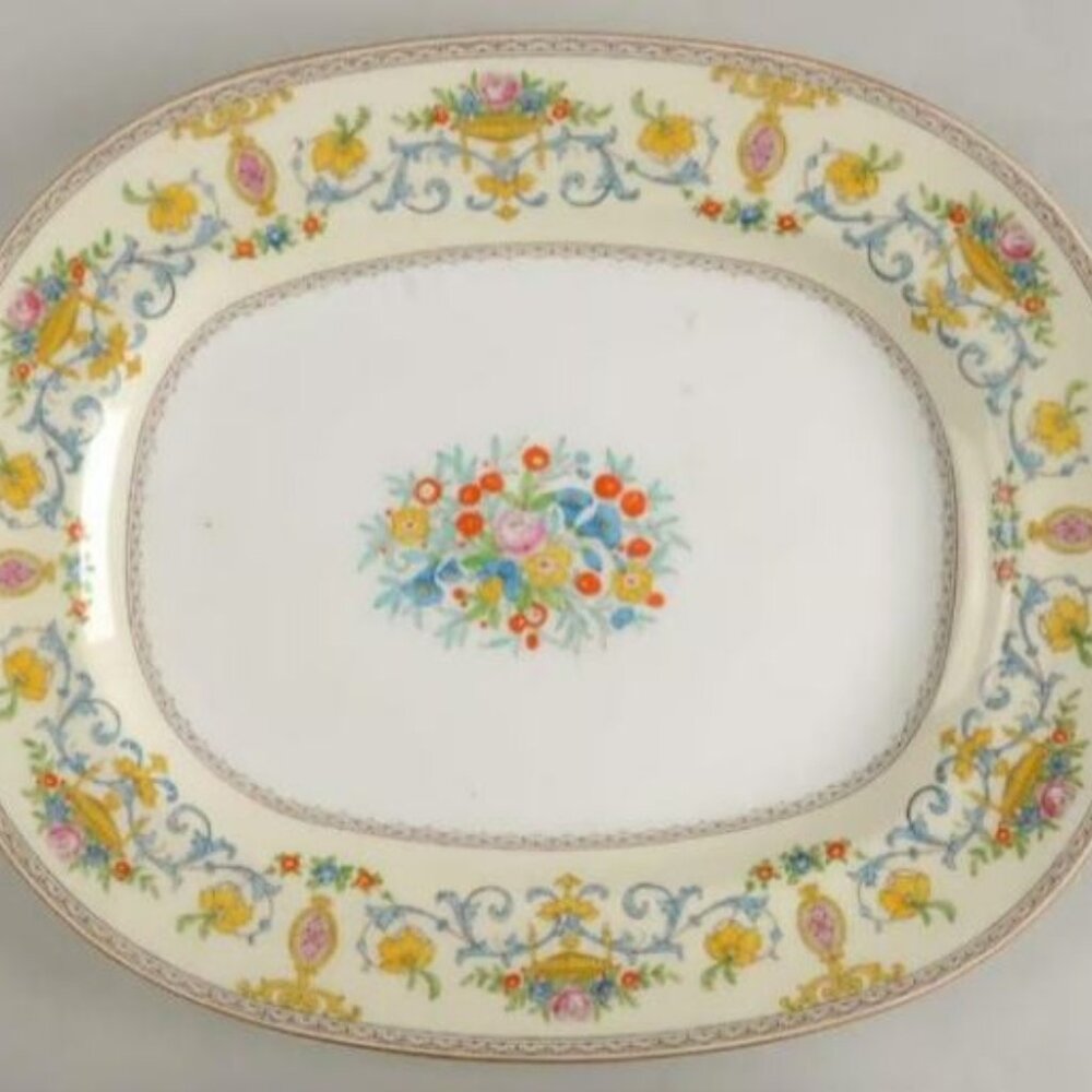1928 Minton Talbot Oval Serving Platter 13"